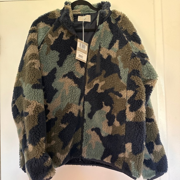 NWT Everlane The Renew Fleece Bomber jacket - Picture 5 of 7